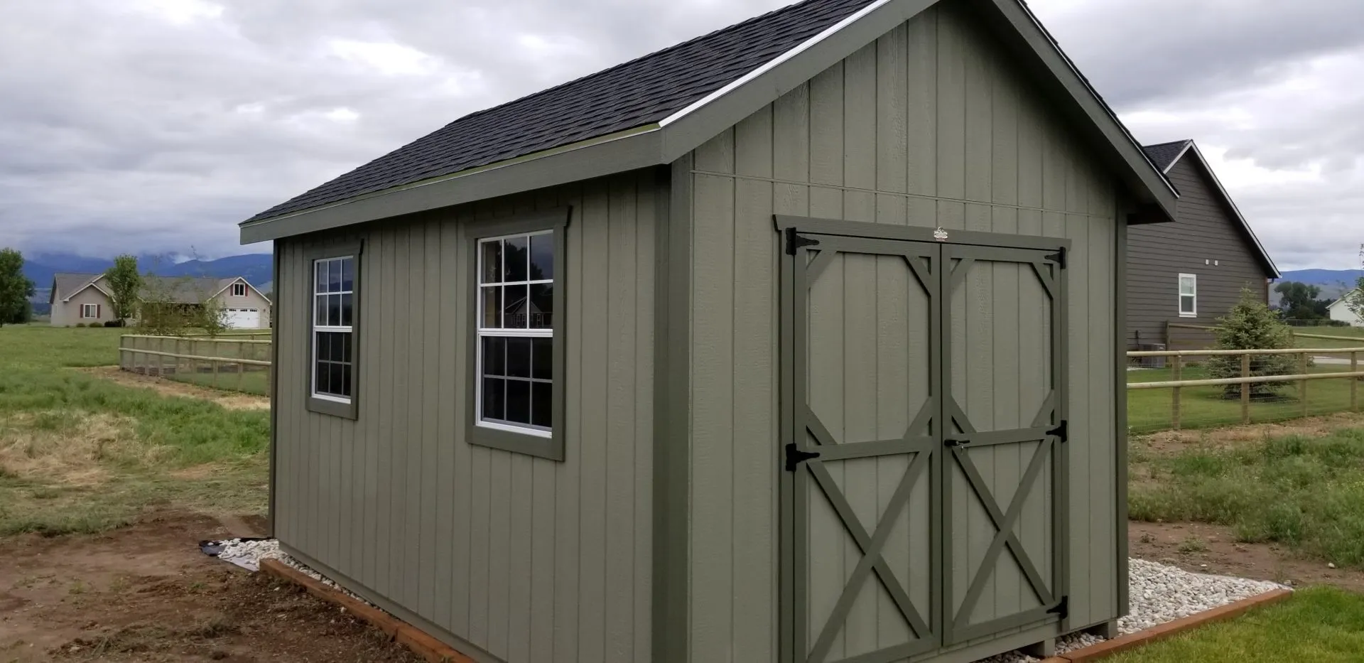 12x16 Cottage Shed Montana