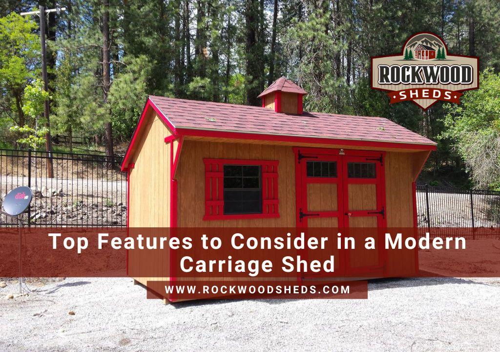 Modern carriage sheds